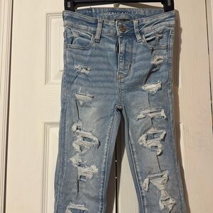 Americal Eagle Next Level Skinny Distressed Pants